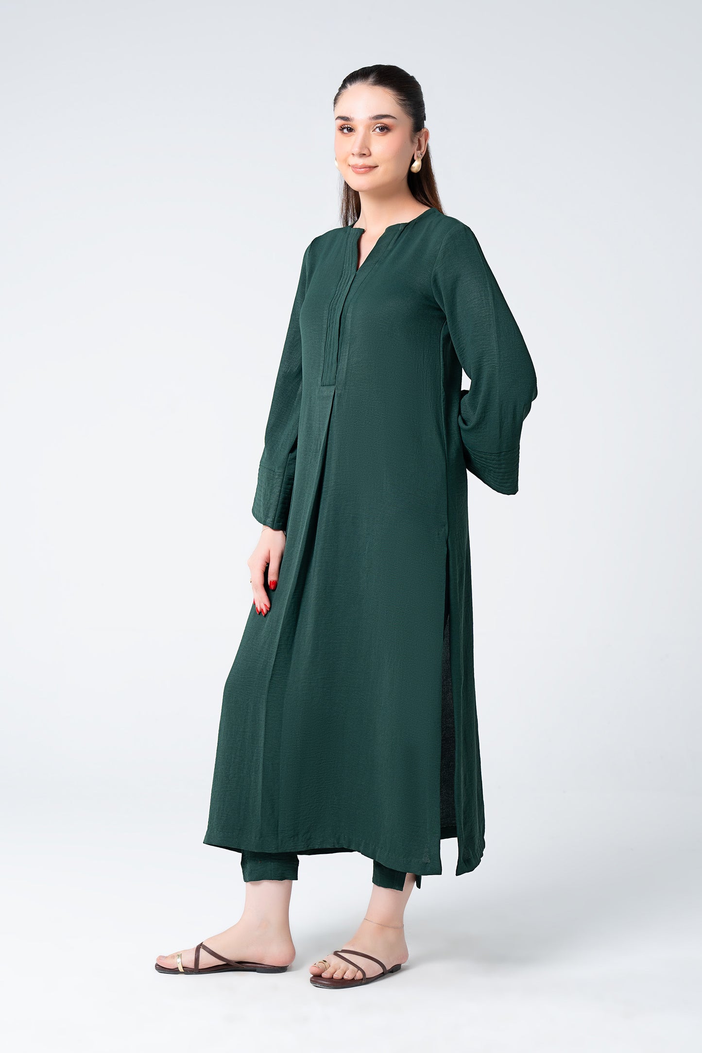 2 Pc Dyed Georgette Suit