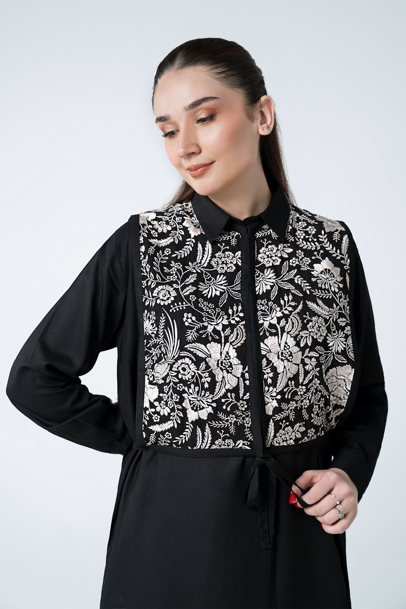 2 Pc Printed Crepe Suit