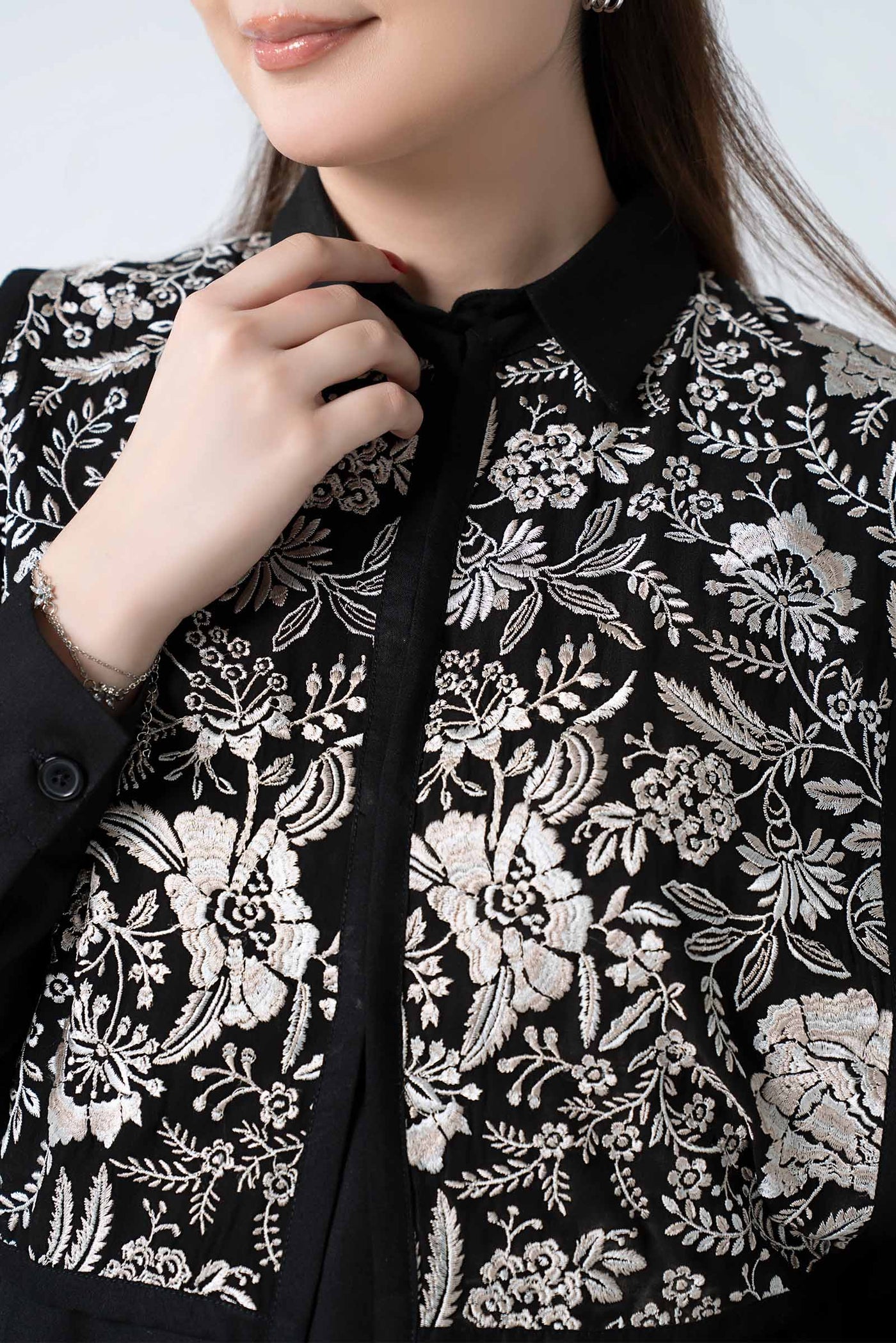 2 Pc Printed Crepe Suit