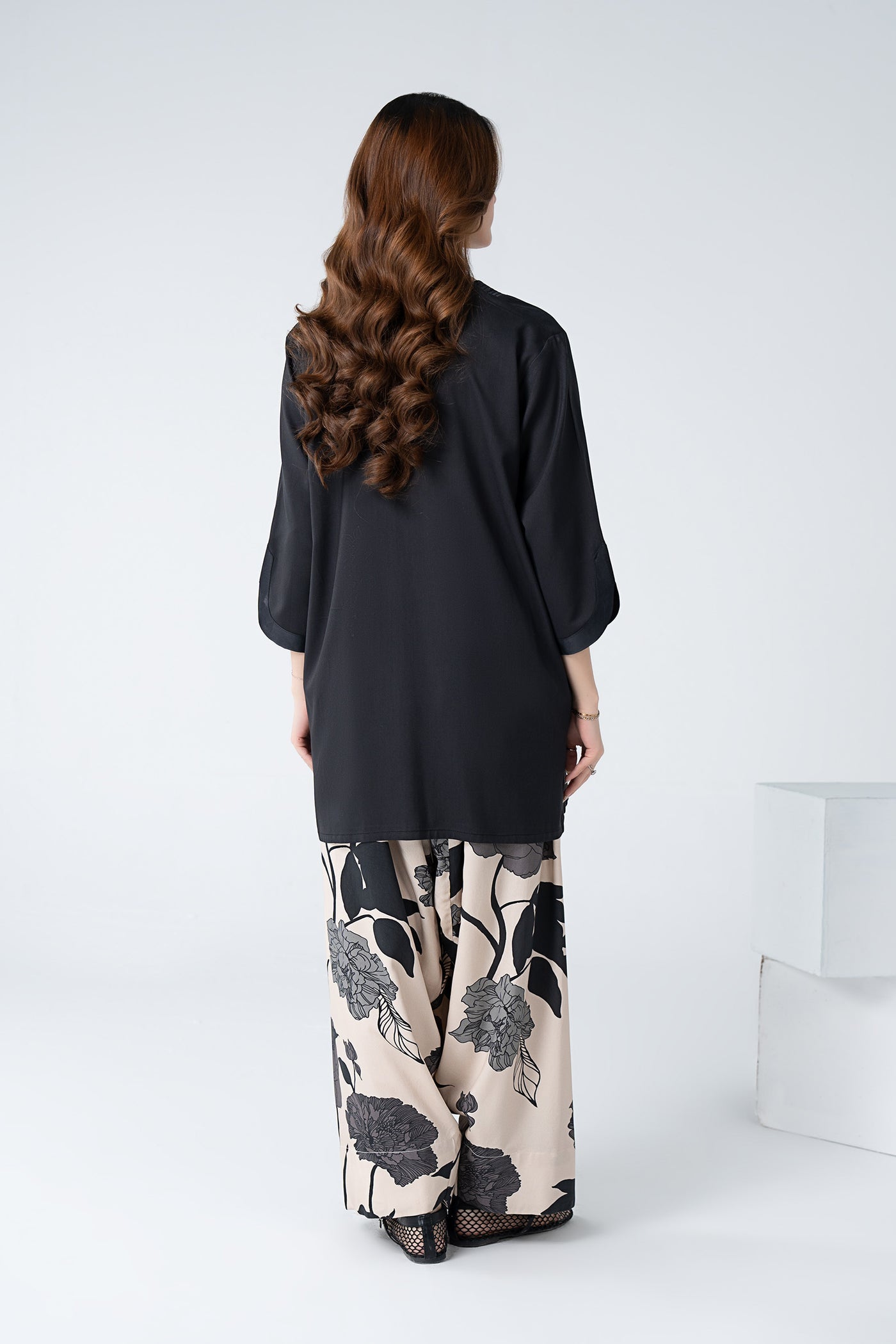 2 Pc Embroidered Twill Suit