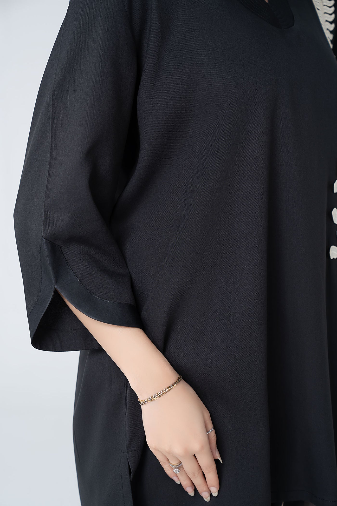 2 Pc Embroidered Twill Suit