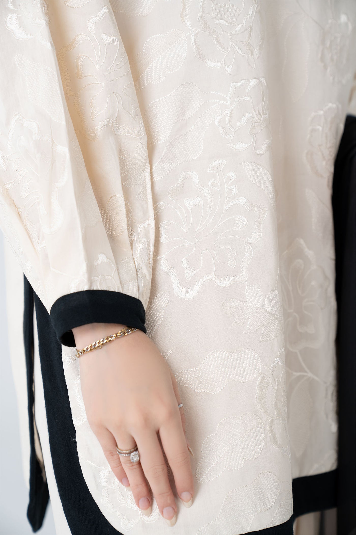 3 Pc Printed Cambric Suit