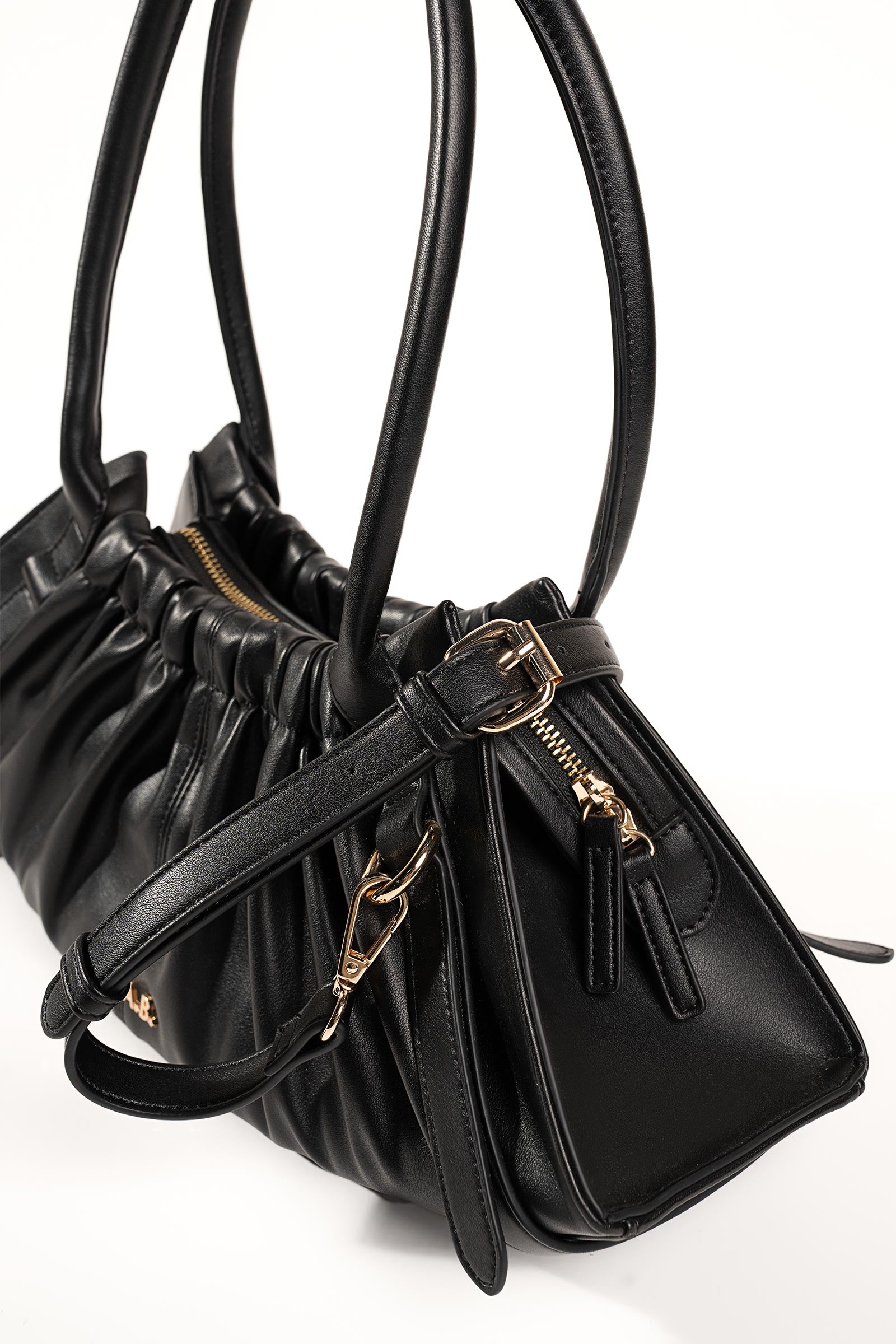 Gathered Hobo Bag