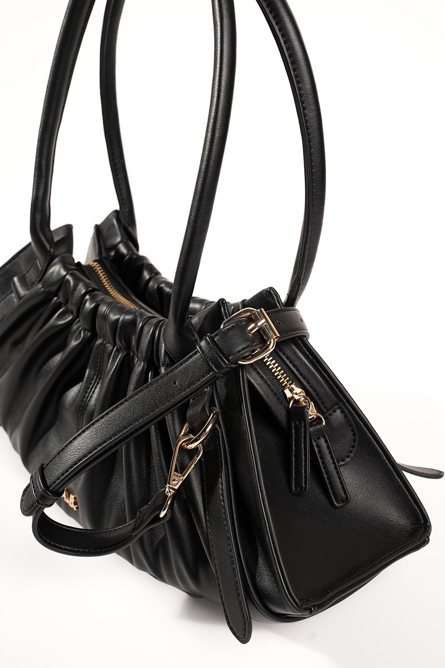 Gathered Hobo Bag