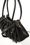 Gathered Hobo Bag