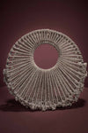 Crystal Crescent Clutch