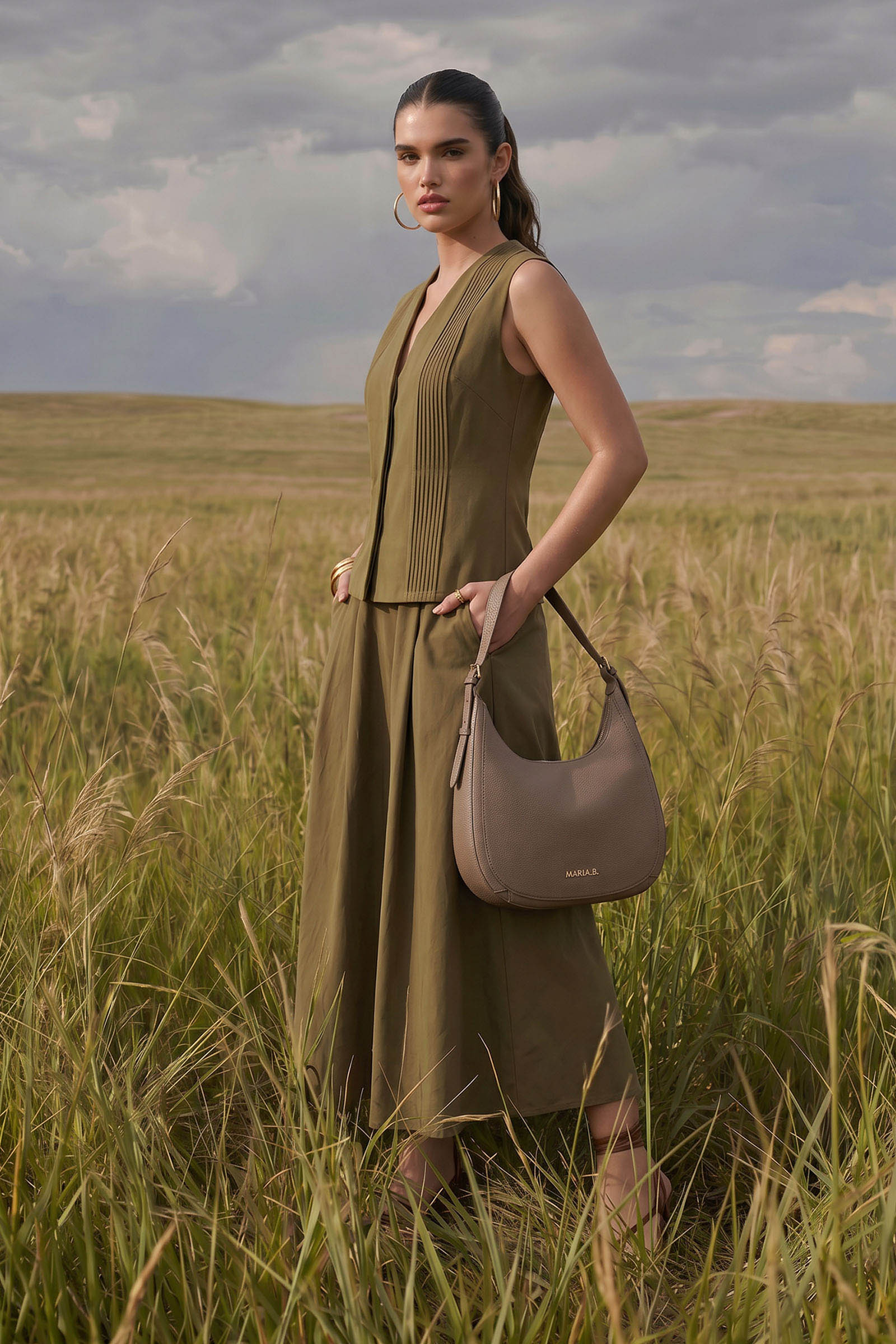 Crescent Hobo Bag