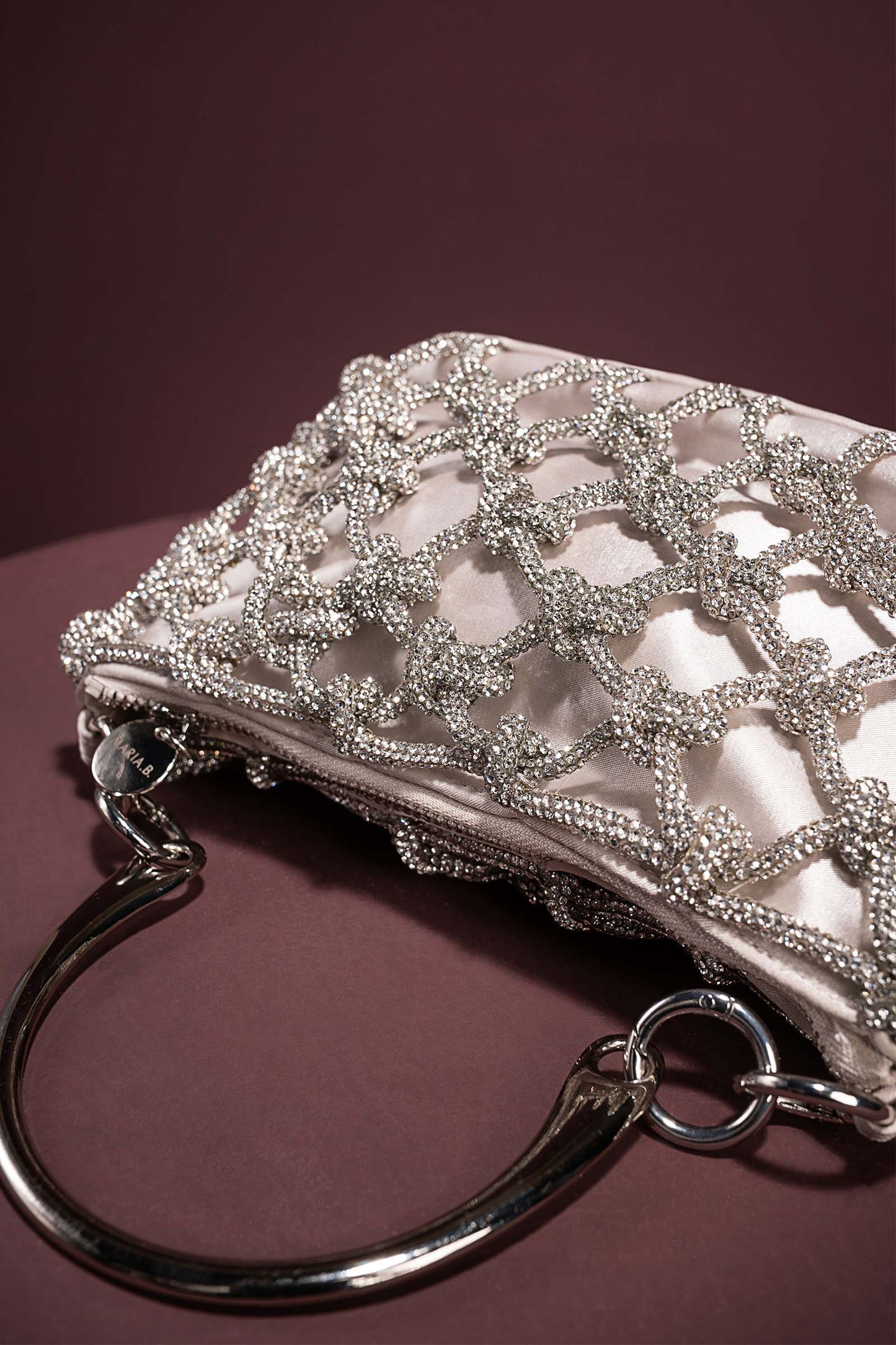 Crystals Knotted Bag