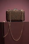 Shimmery Boxy Clutch