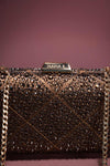 Shimmery Boxy Clutch