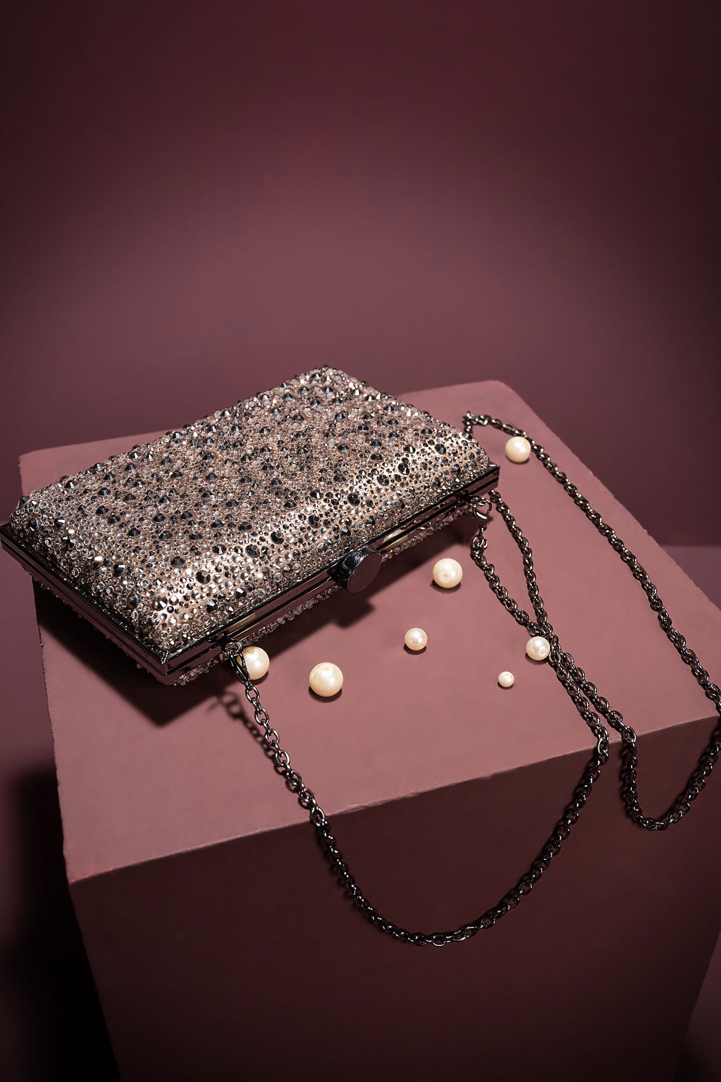 Sparkling Rectangle Clutch