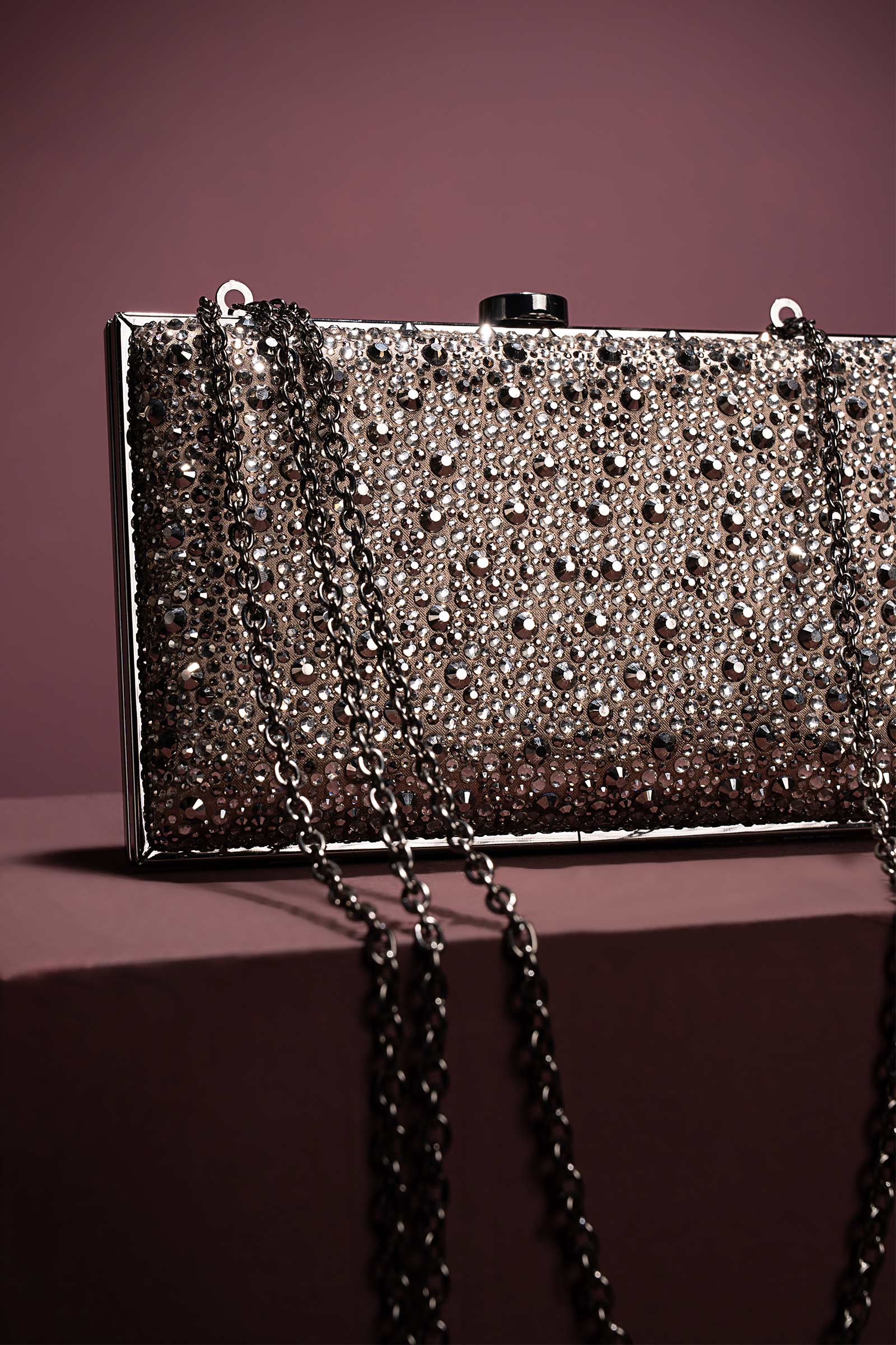 Sparkling Rectangle Clutch