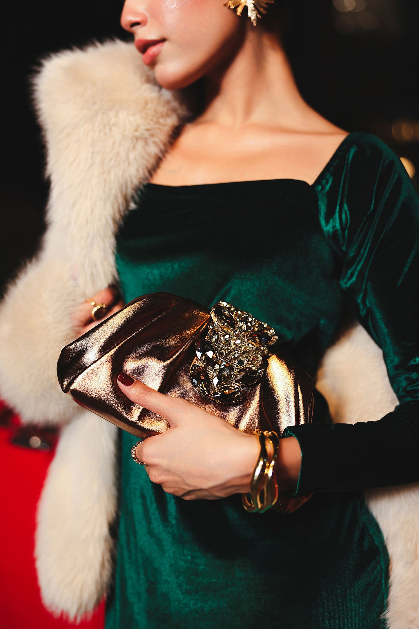 Metallic Mystique Clutch