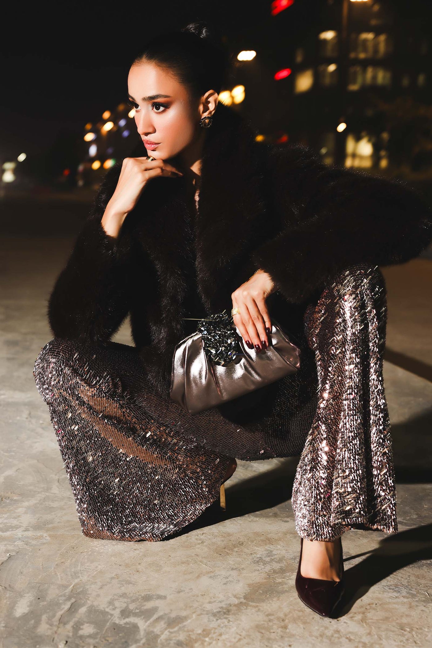 Metallic Mystique Clutch