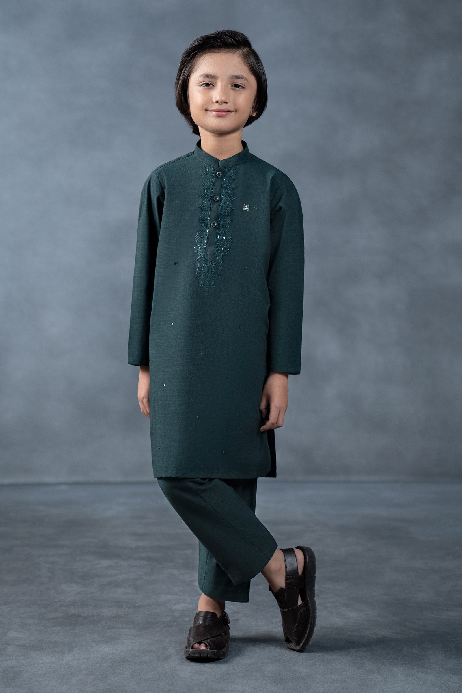 2 Piece Blended Khaddar Suit