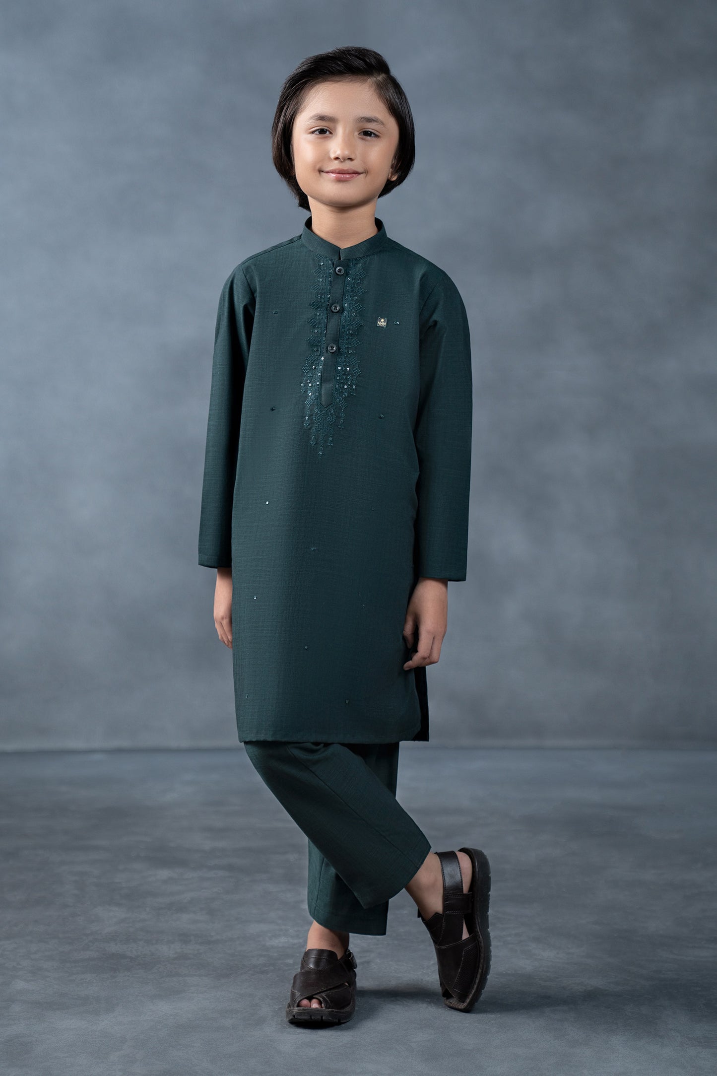 2 Piece Blended Khaddar Suit