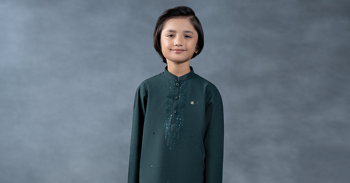 2 Piece Blended Khaddar Suit