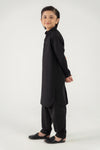 2 Piece Embroidered Blended Suit