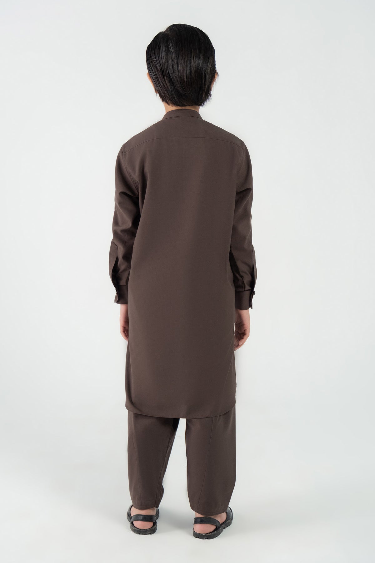 2 Piece Embroidered Blended Suit