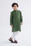 Embroidered Jacquard Kurta