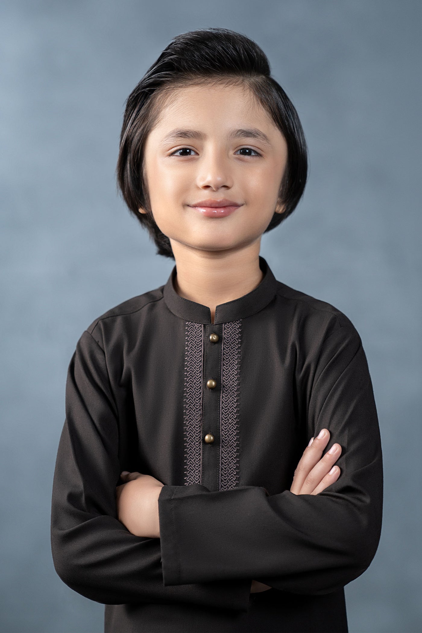 Embroidered Blended Kurta