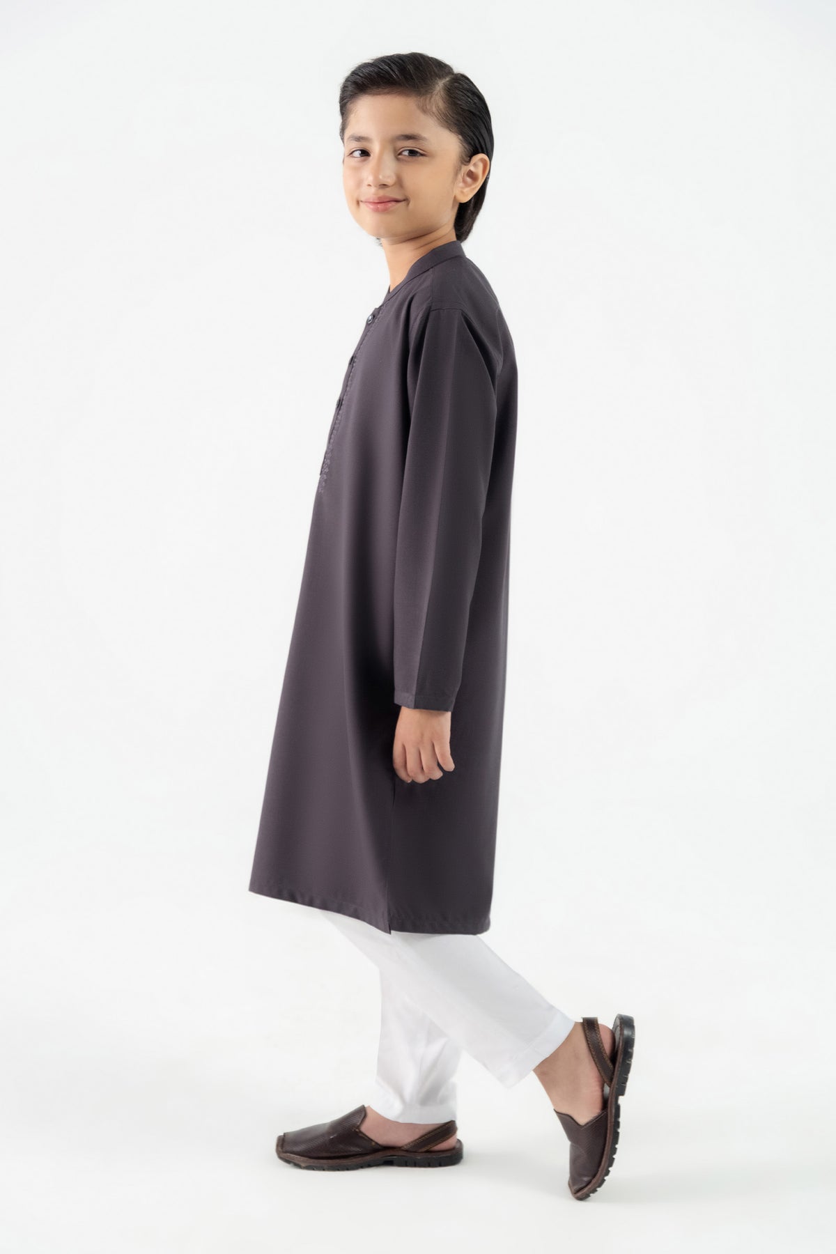 Embroidered Blended Kurta