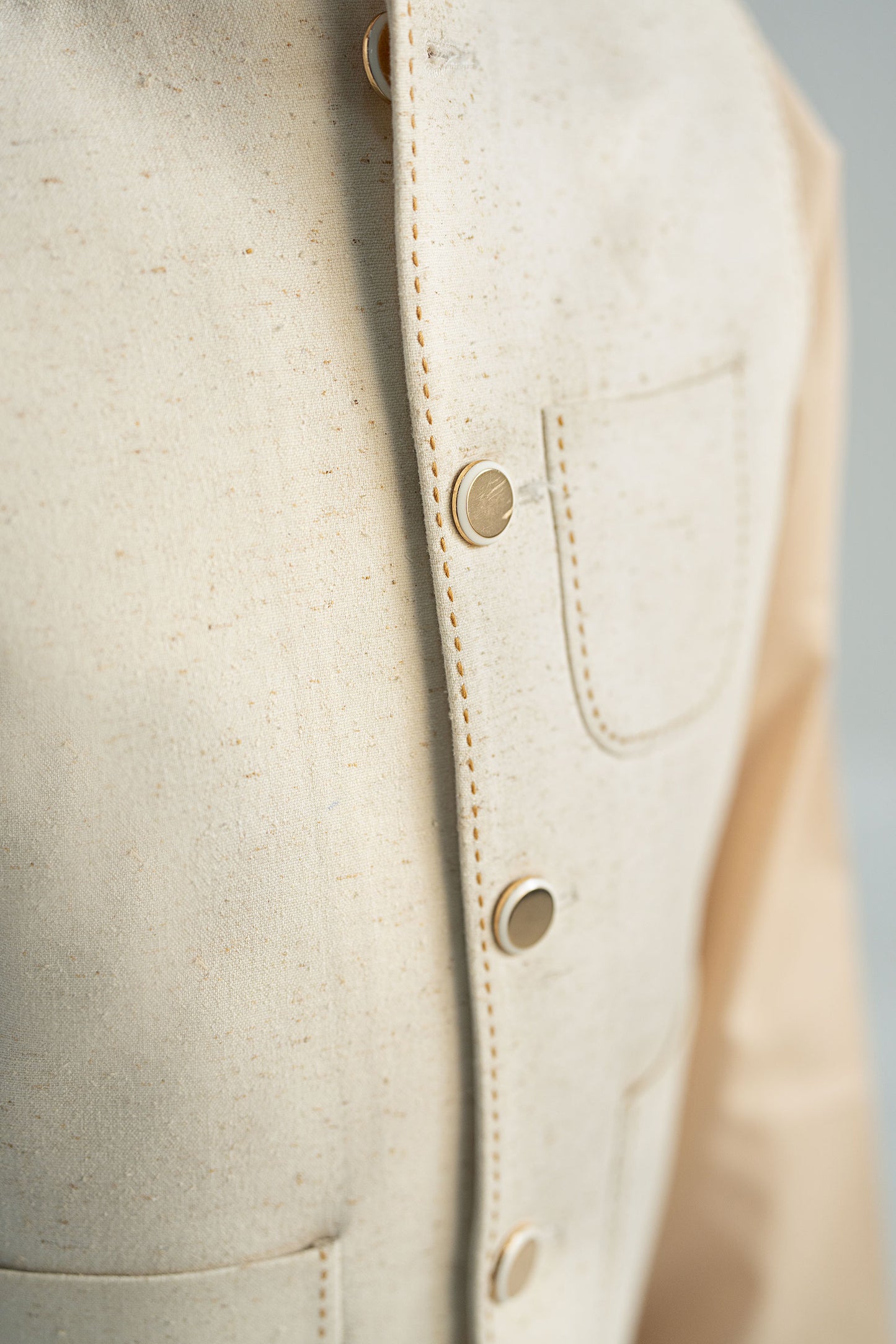 Natural Karandi Waistcoat