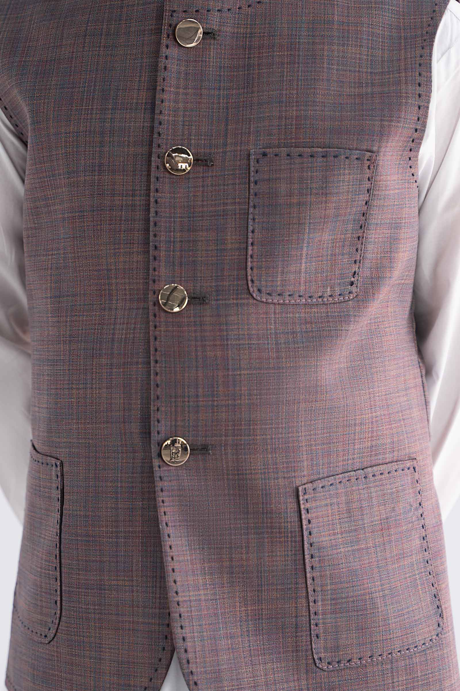 Blended Peach Waistcoat