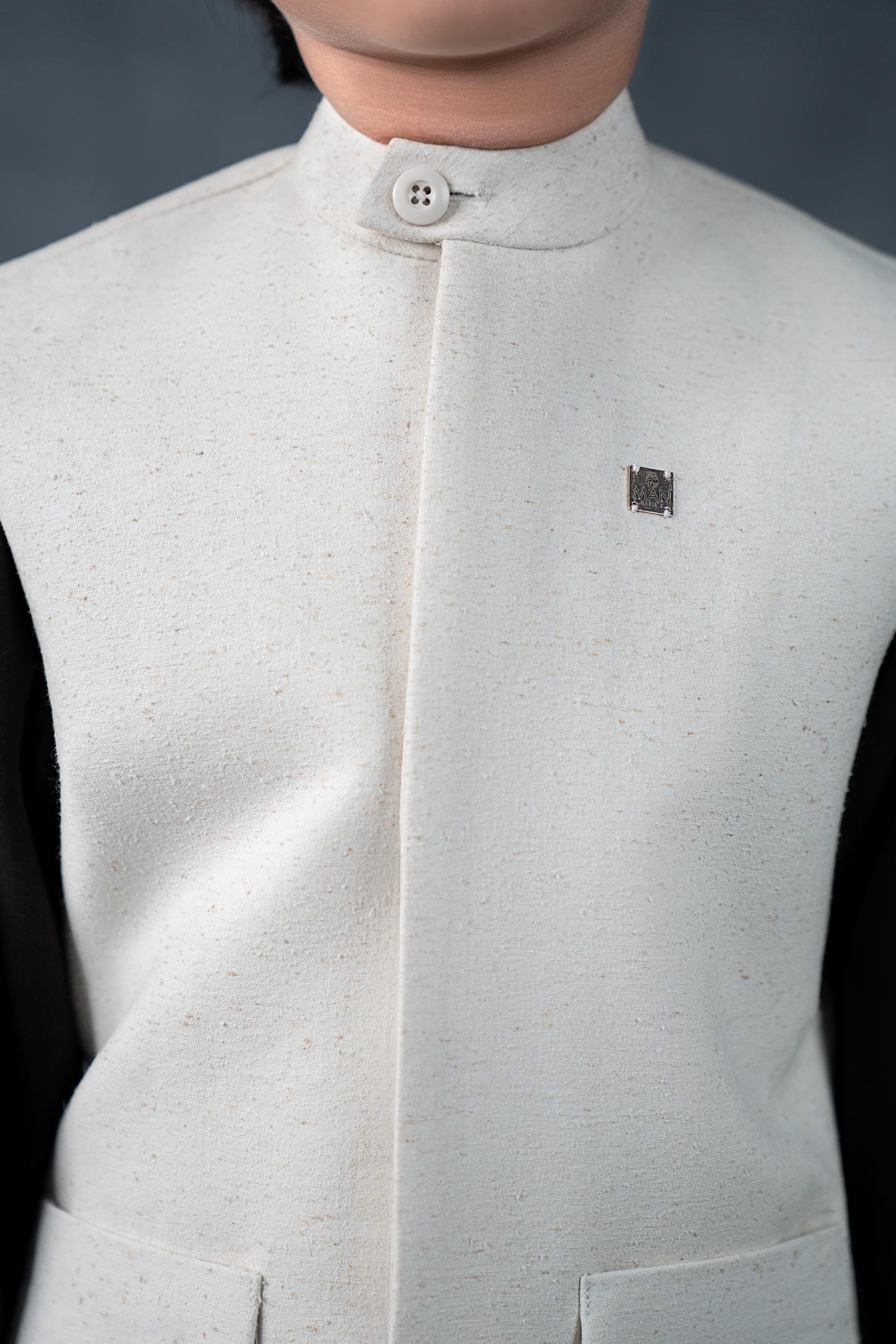 Natural Karandi Waistcoat