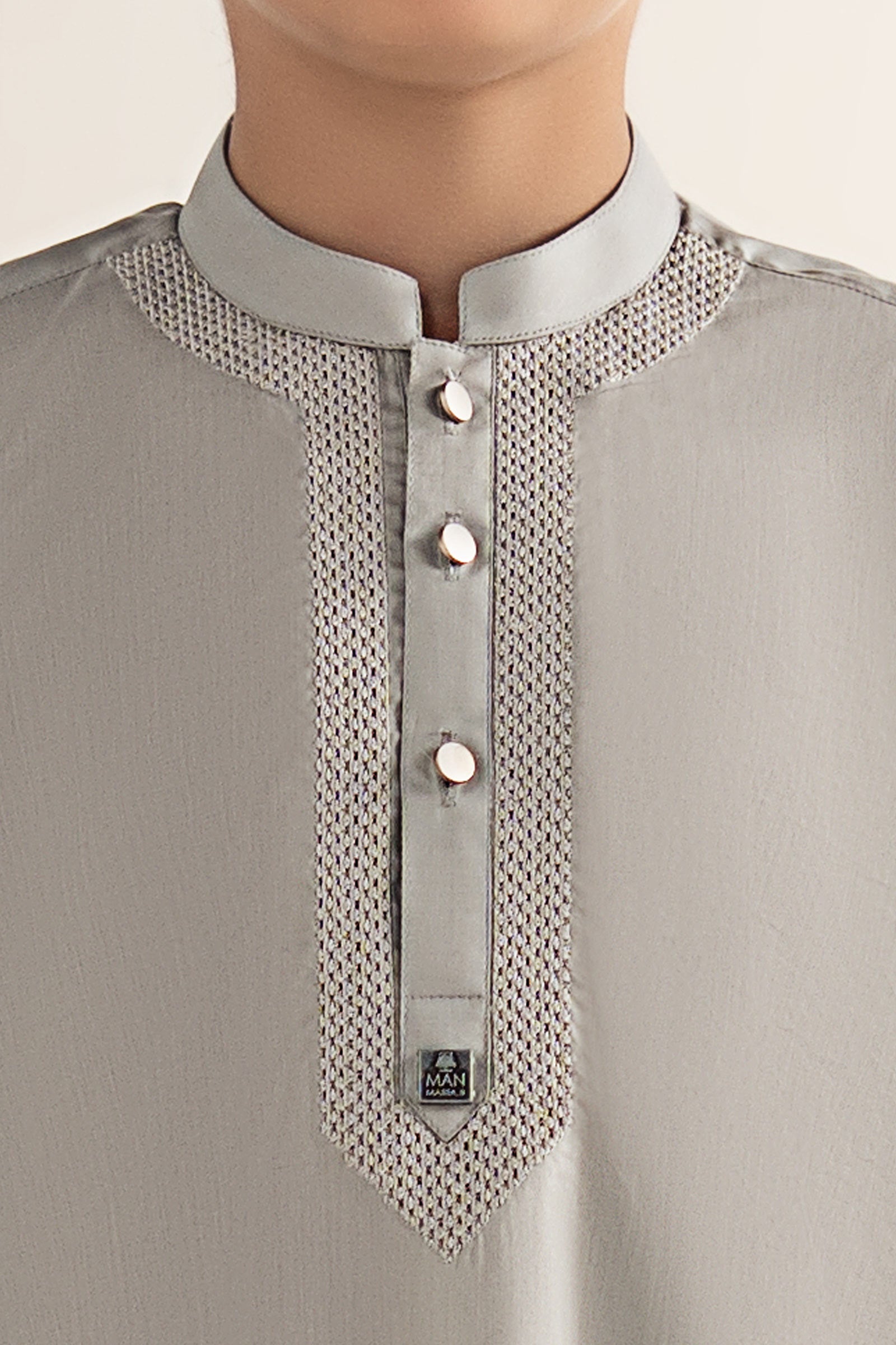 Embroidered Blended Kurta