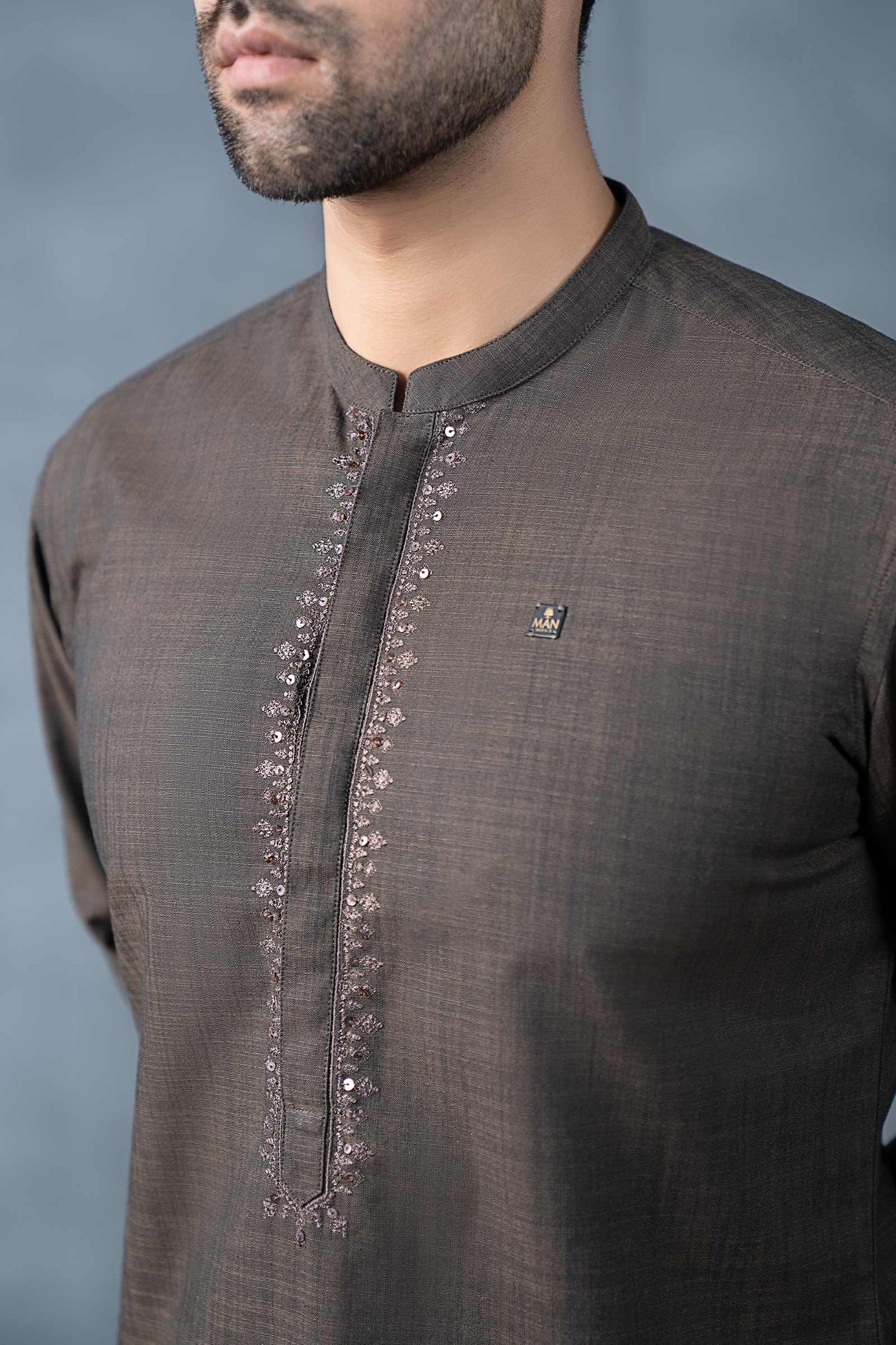 2 Piece Blended Khaddar Suit