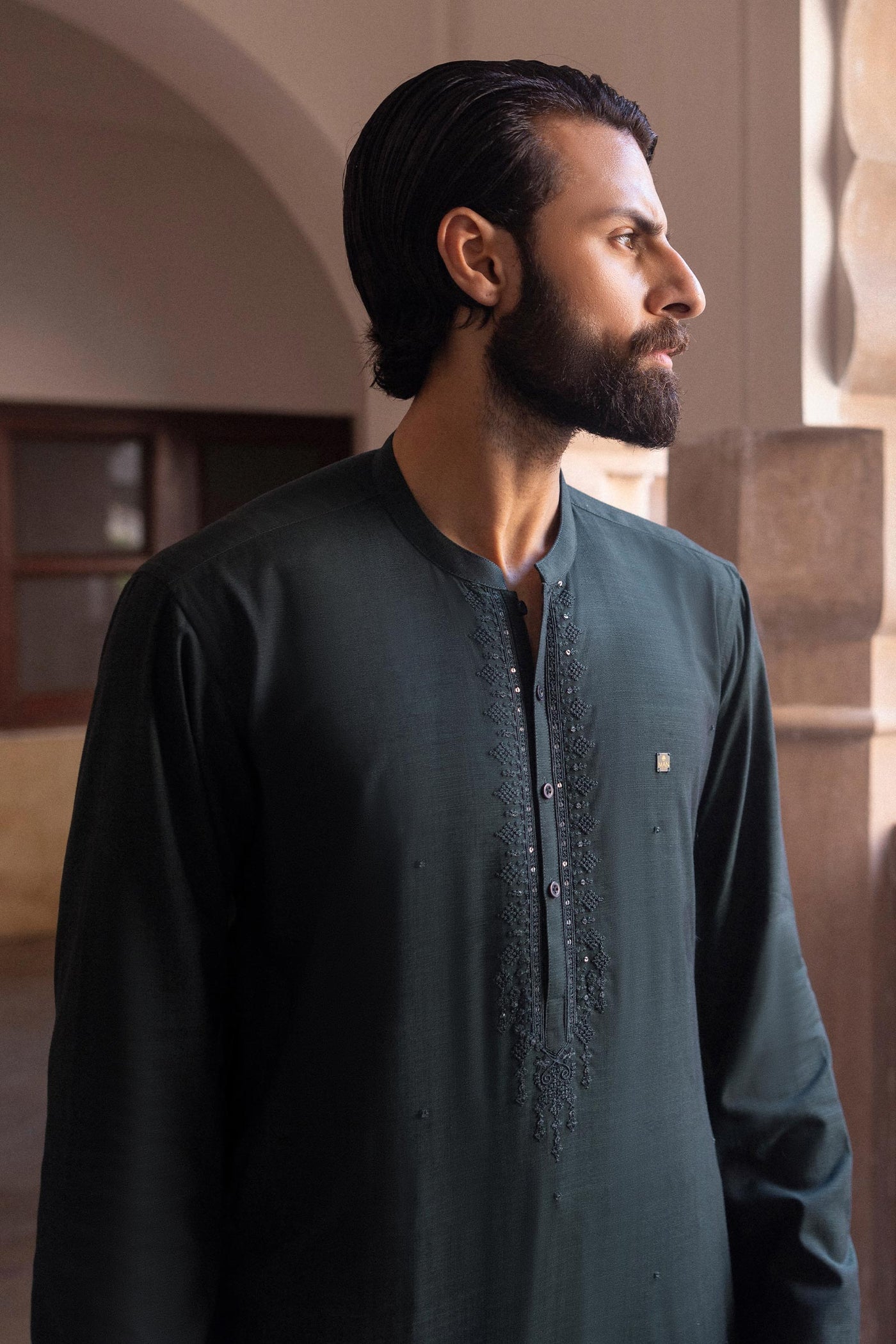 2 Piece Blended Khaddar Suit