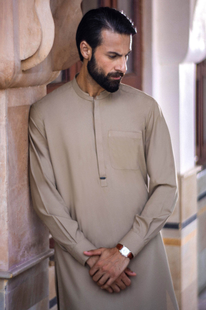 2 Piece Blended Suit All Products M2PW009-SML-BEG