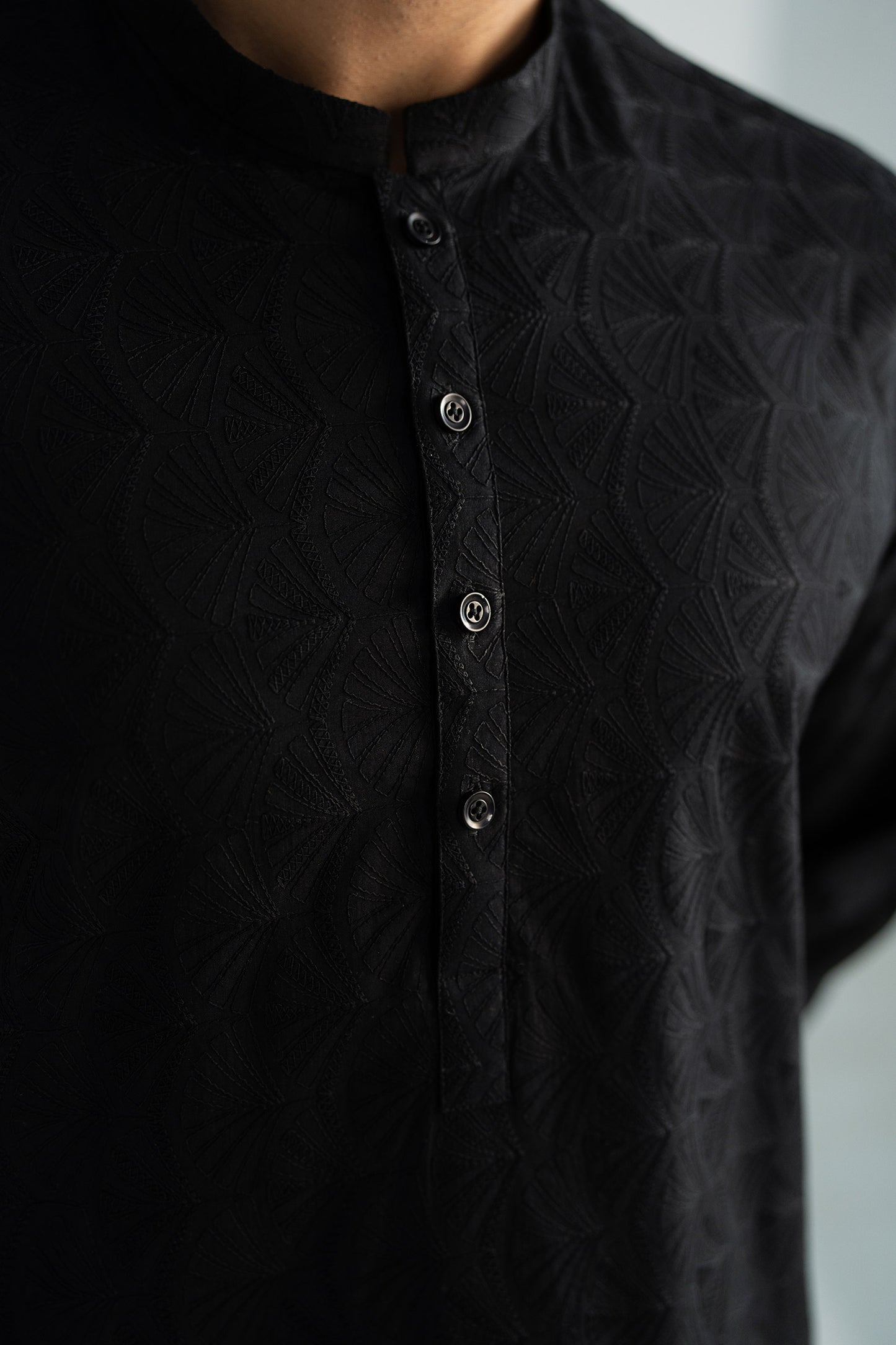 Embroidered Cotton Kurta