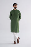 Embroidered Jacquard Kurta