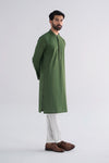 Embroidered Jacquard Kurta