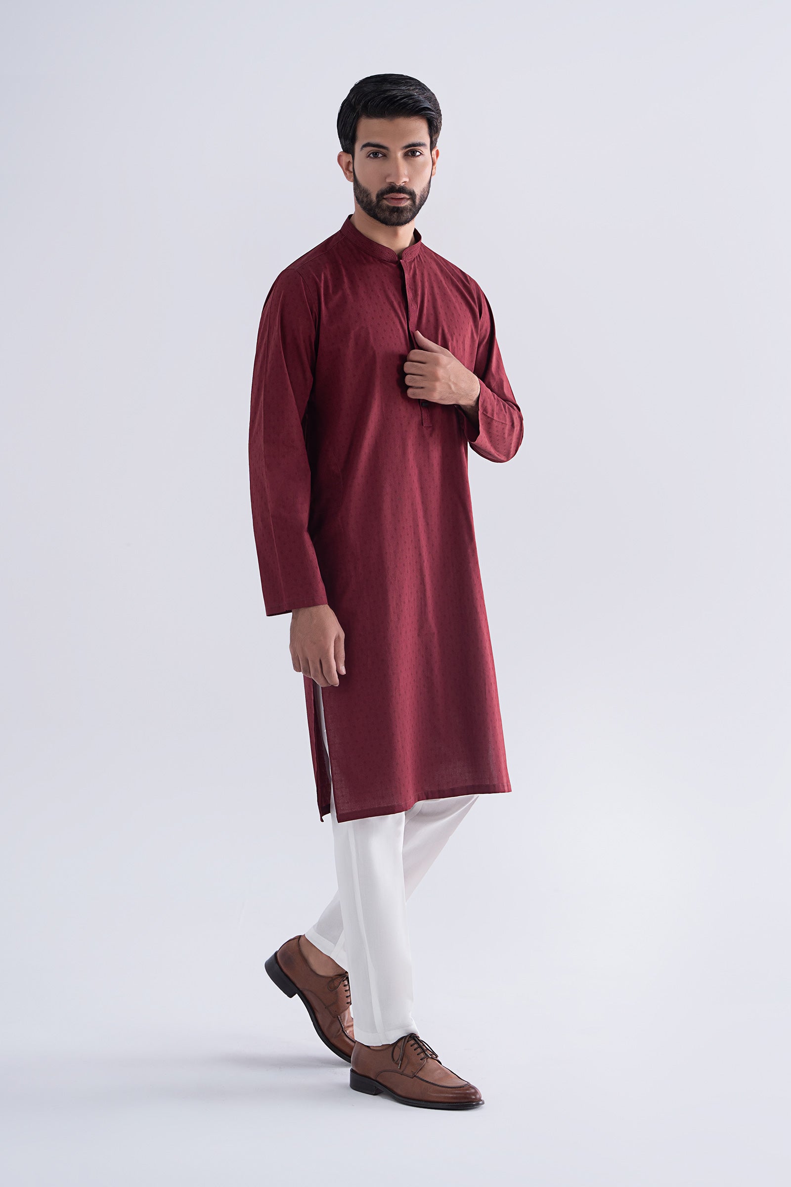 Jacquard Kurta
