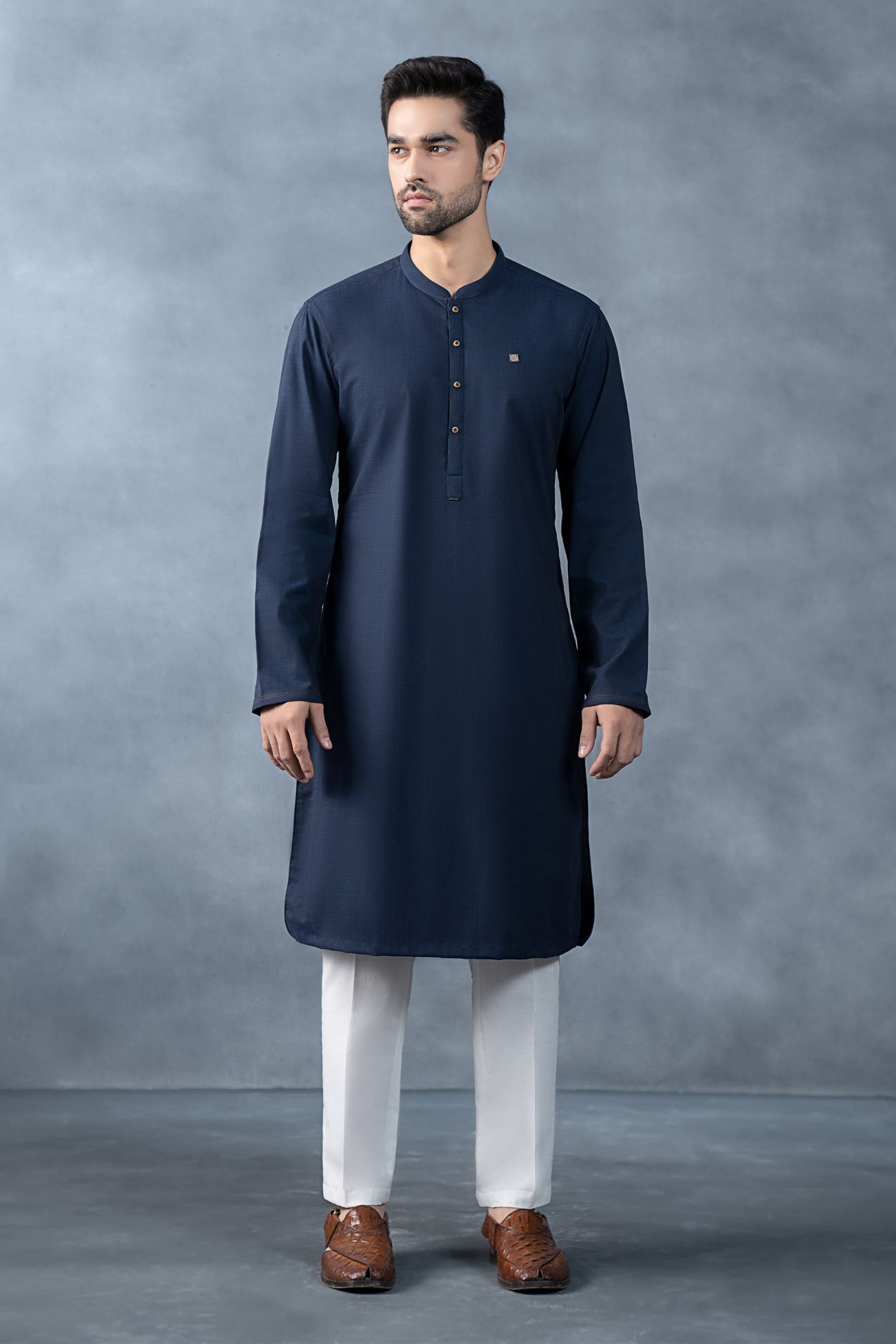 Nova Yarn Dyed Khaddar Kurta