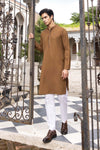 Embroidered Blended Kurta