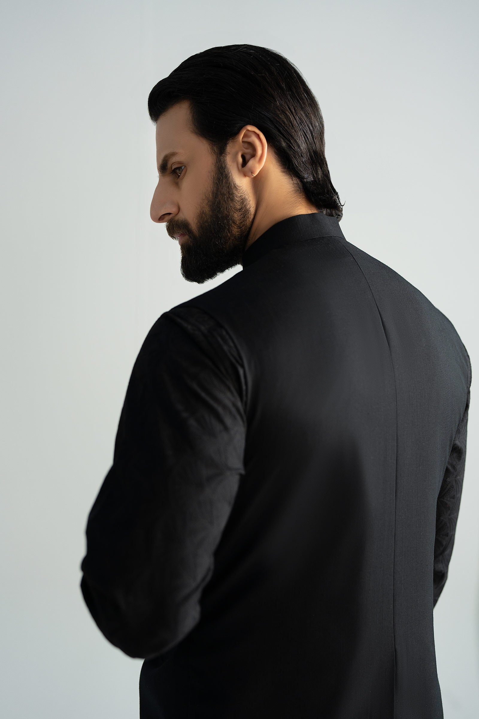 Tropical Black Waistcoat