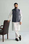 Blended Indigo Waistcoat
