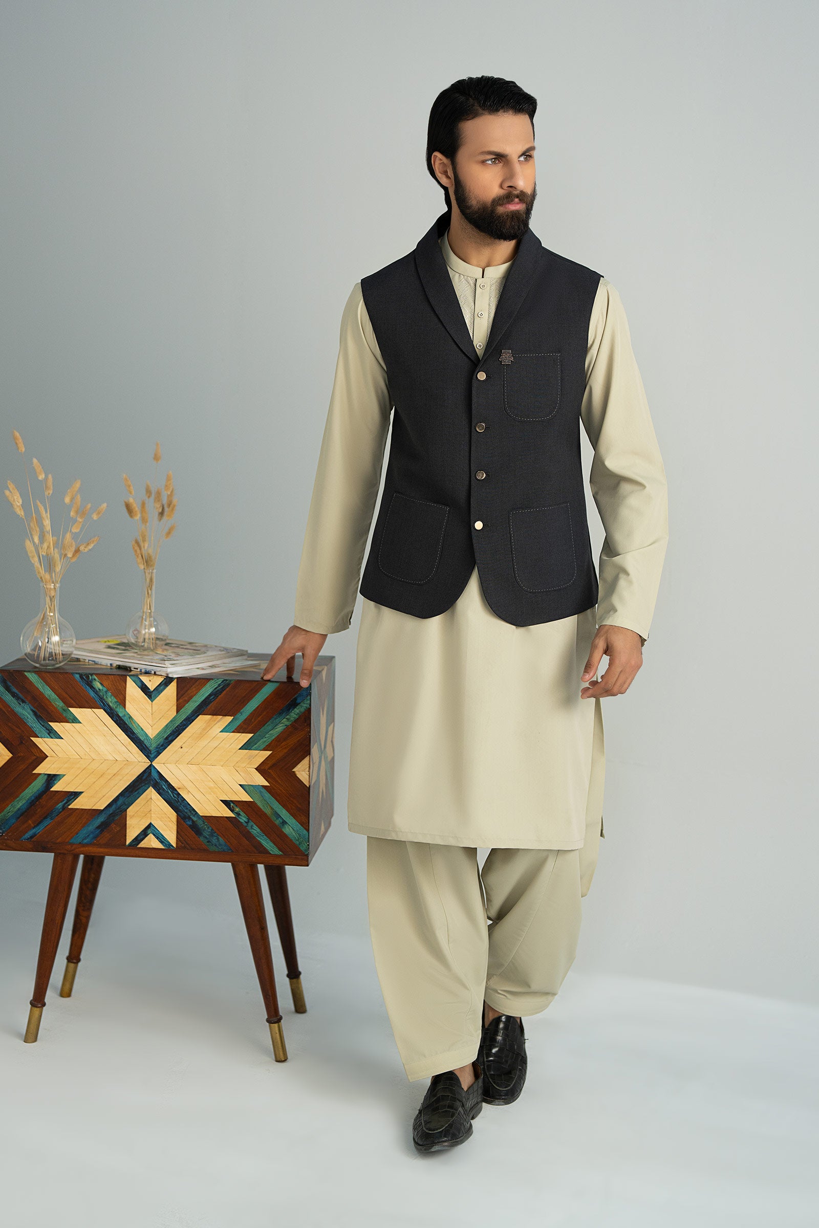 Blended Midnight Waistcoat