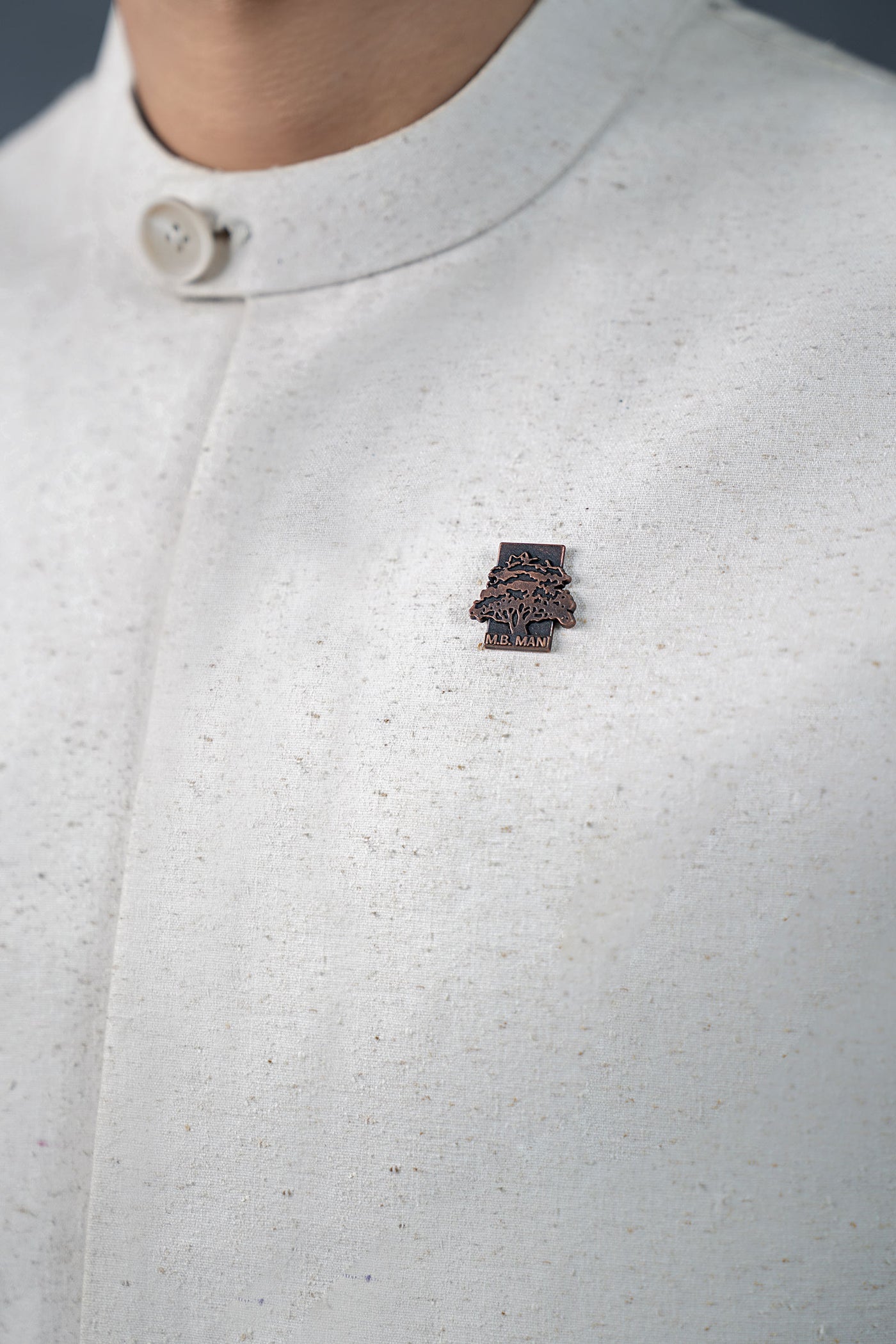 Natural Karandi Waistcoat