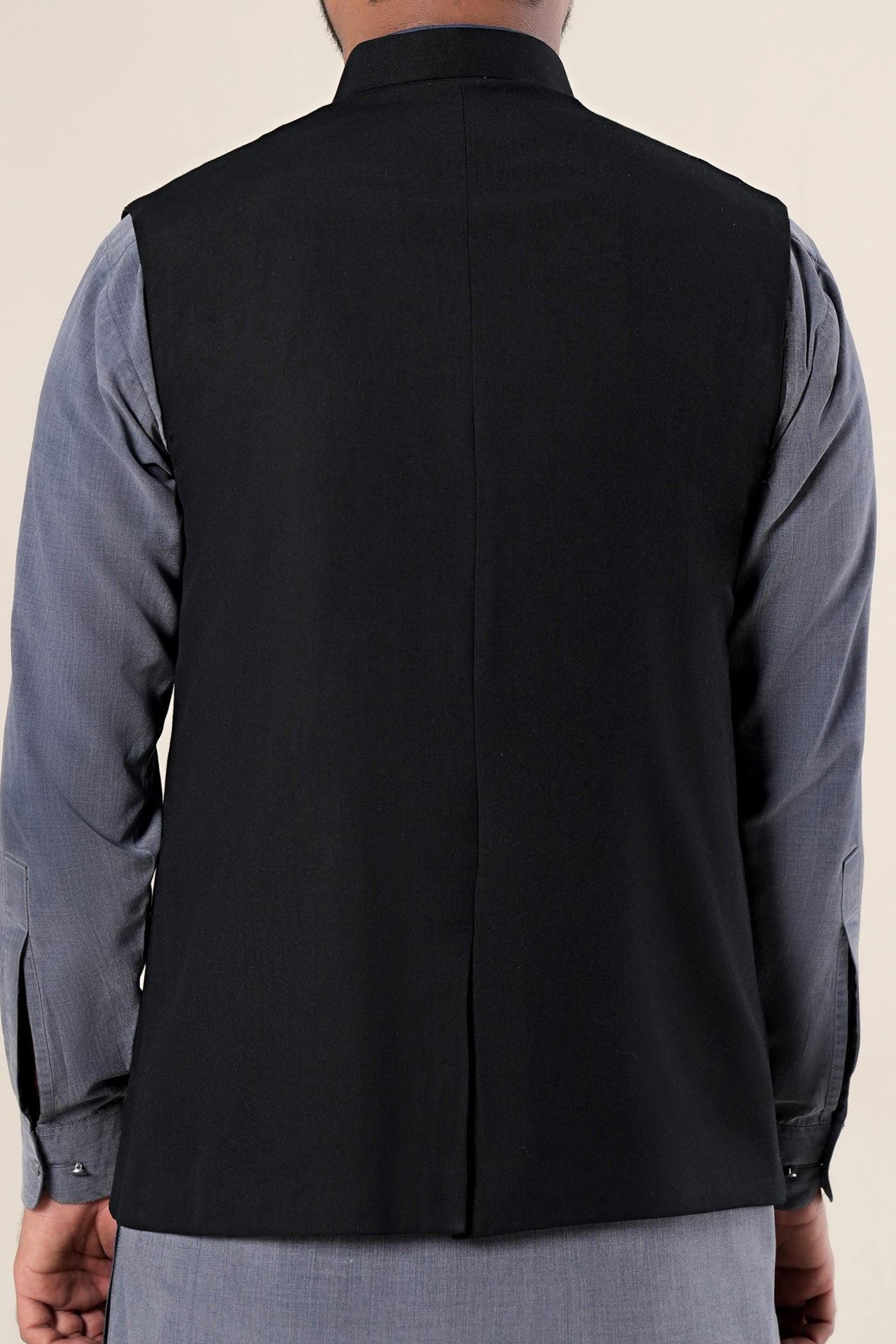 Blended Black Waistcoat