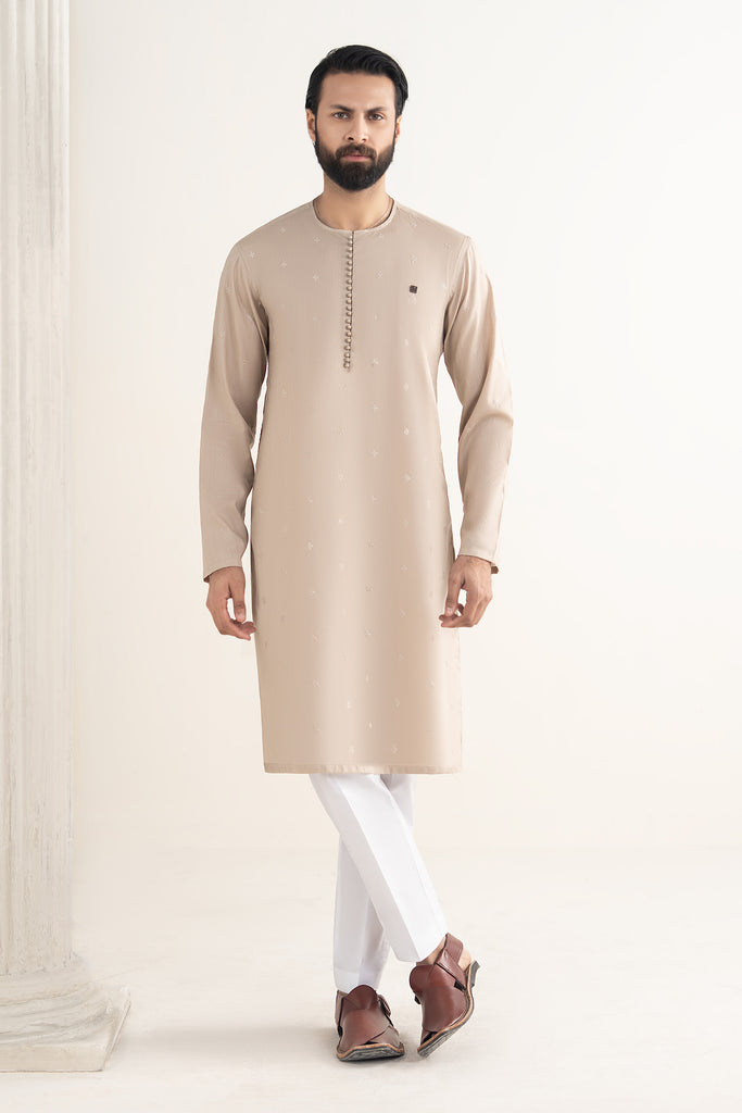Maria B Embroidered Abalone Kurta, view 1