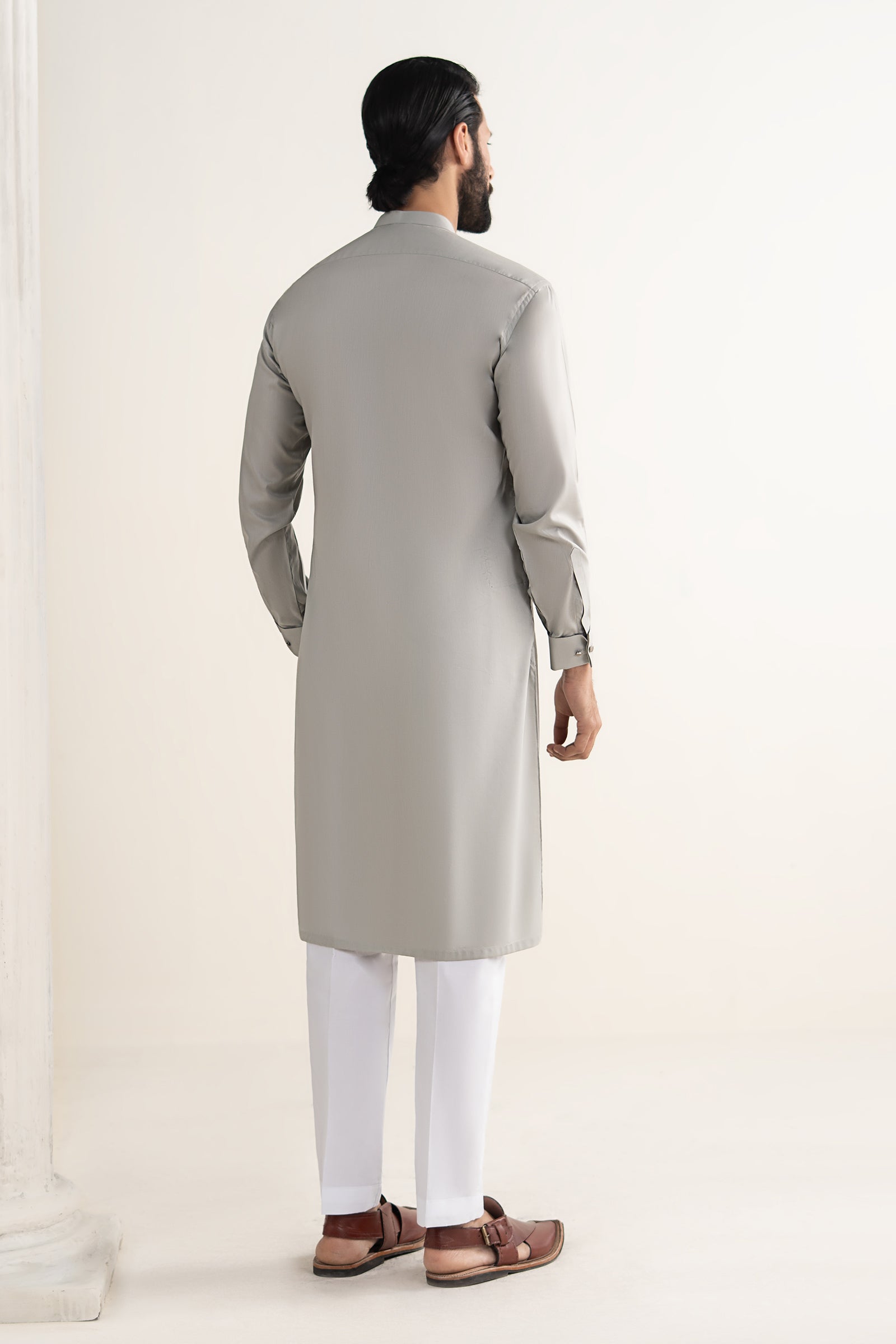 Embroidered Blended Kurta
