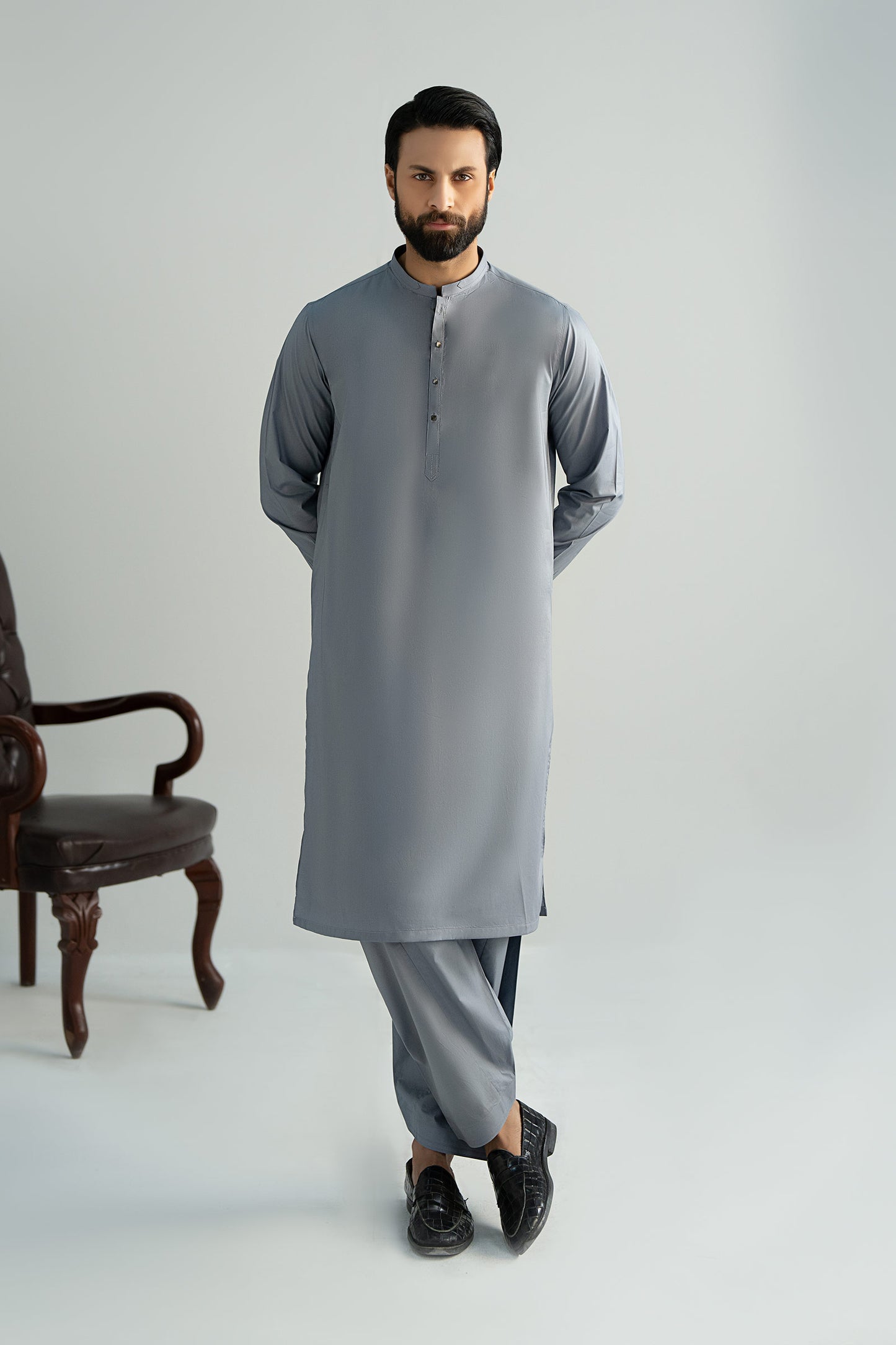 2 Piece Cotton Suit