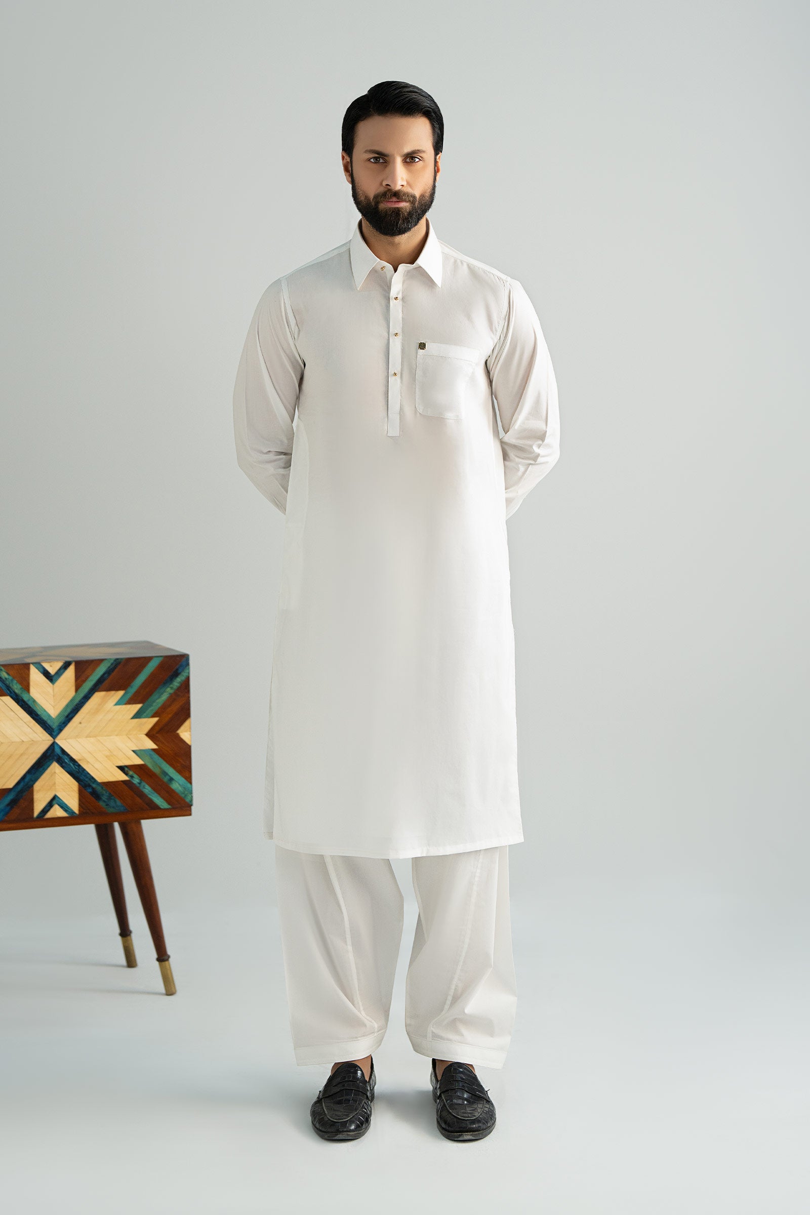 2 Piece Cotton Suit