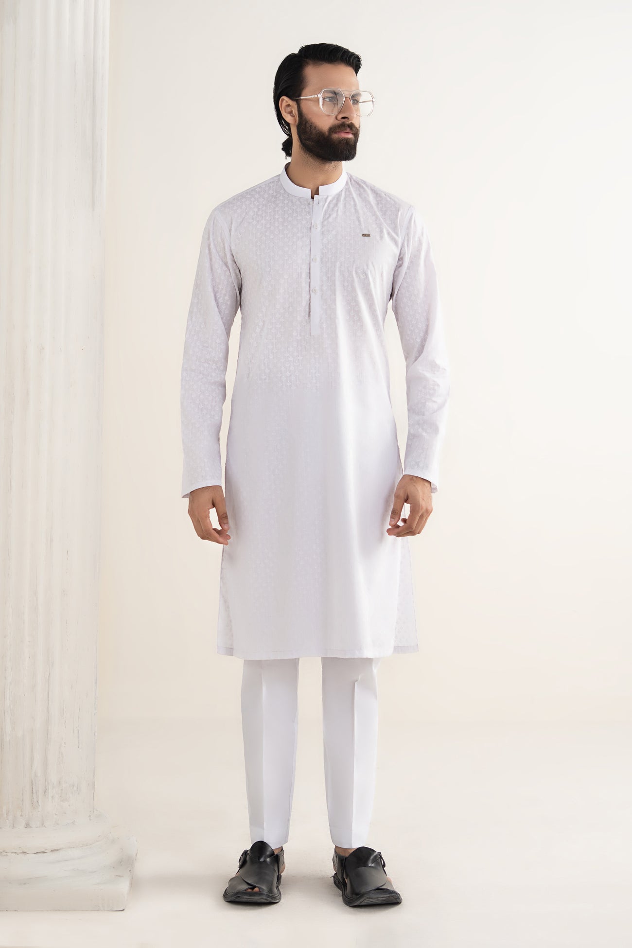 Printed Blended Kurta