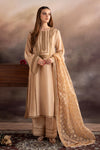 3 Piece Embroidered Tissue Silk Suit